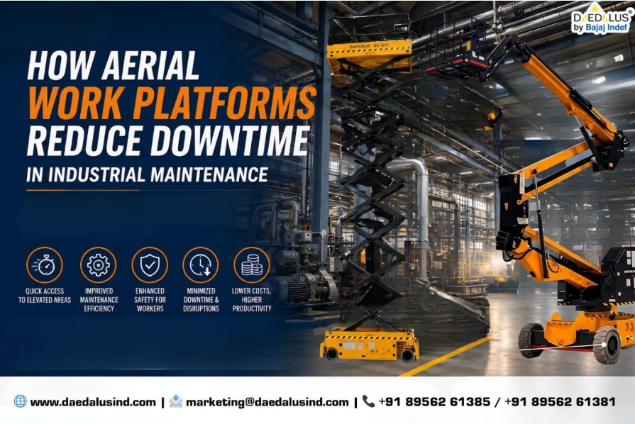 How Aerial Work Platforms Reduce Downtime in Industrial Maintenance