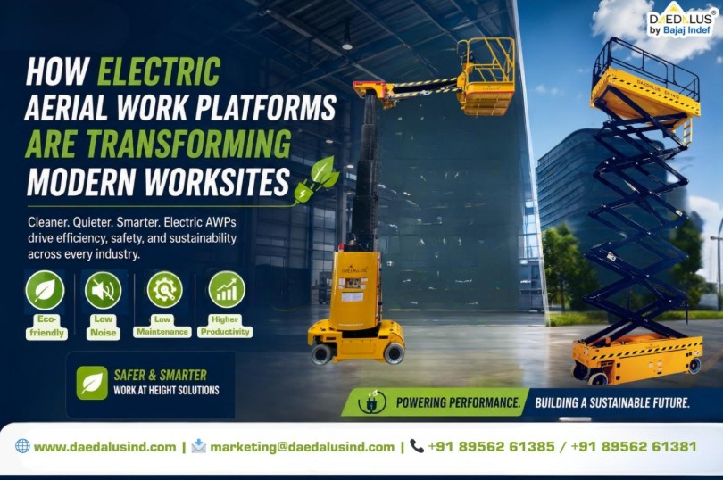 How Electric Aerial Work Platforms Are Transforming Modern Worksites