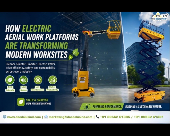 How Electric Aerial Work Platforms Are Transforming Modern Worksites